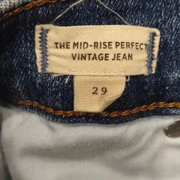 MADEWELL THE MID-RISE PERFECT VINTAGE JEANS. - Picture 12 of 17